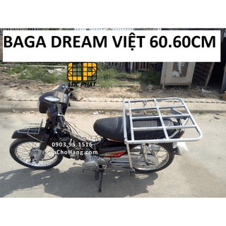 Baga giá chở hàng xe máy Lộc Phát Dream Việt, loại trung 60*60 cm