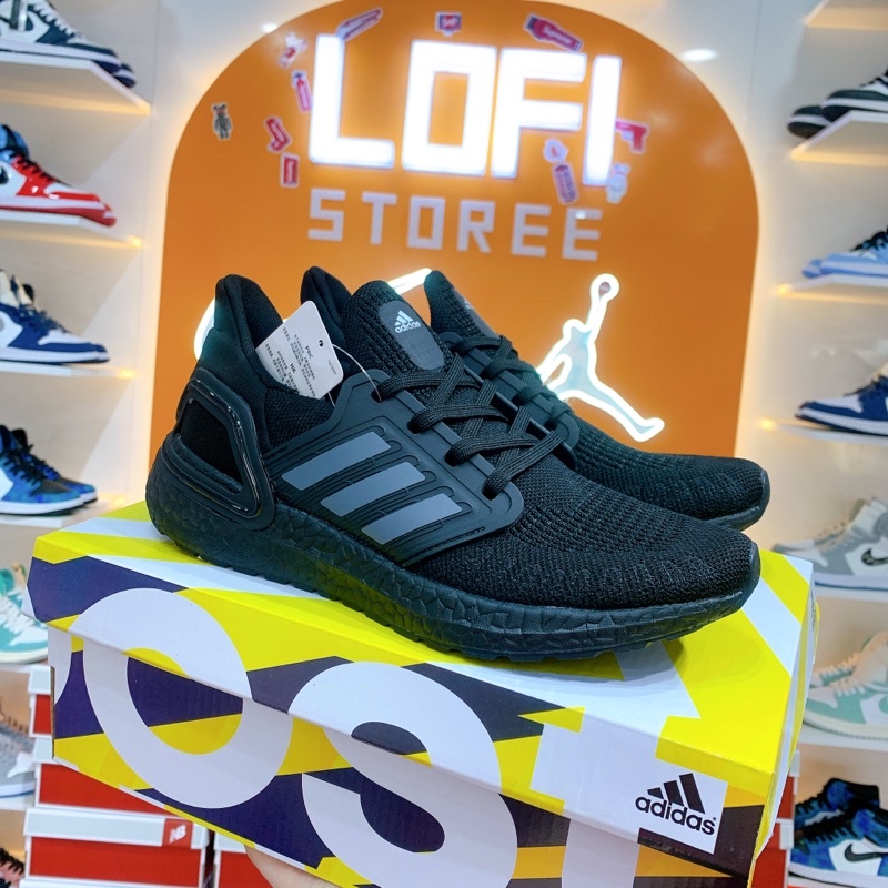 (VIDEO CẬN CẢNH) GIÀY THỂ THAO SNEAKER ULTRABOOST 6.0 TRIPLE BLACK