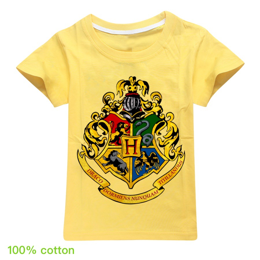 Áo Thun 100% Cotton In Hình Chủ Đề Harry Potter Thời Trang Hè 2020 Cho Nam