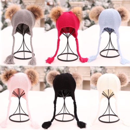 ღ♛ღWinter Warm Lovely Cute Newborn Baby Casual Knit Hat Beanie Cap