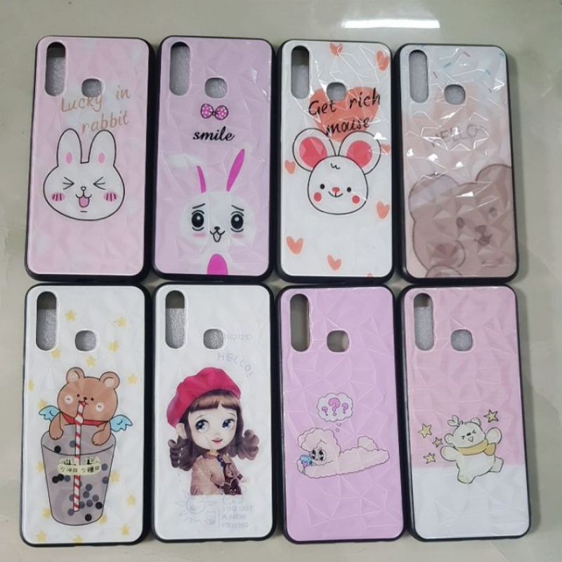 Vivo Y19/Y5S _Ốp lưng nhựa đá nứt in hình xinh đẹp