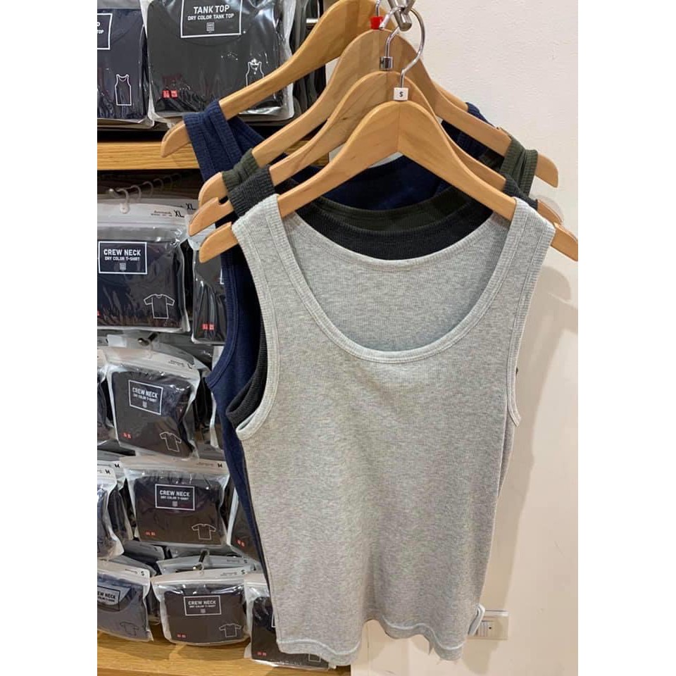 UNIQLO - Áo ba lỗ/ tanktop nam dòng Dry