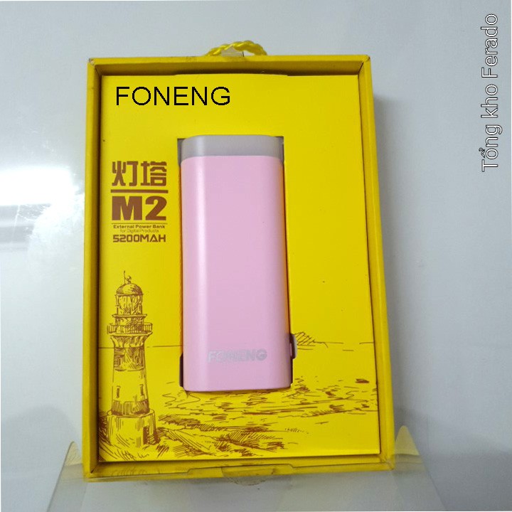 pin sạc dự phòng foneng M2 5200 mah ( CHÍNH HÃNG )