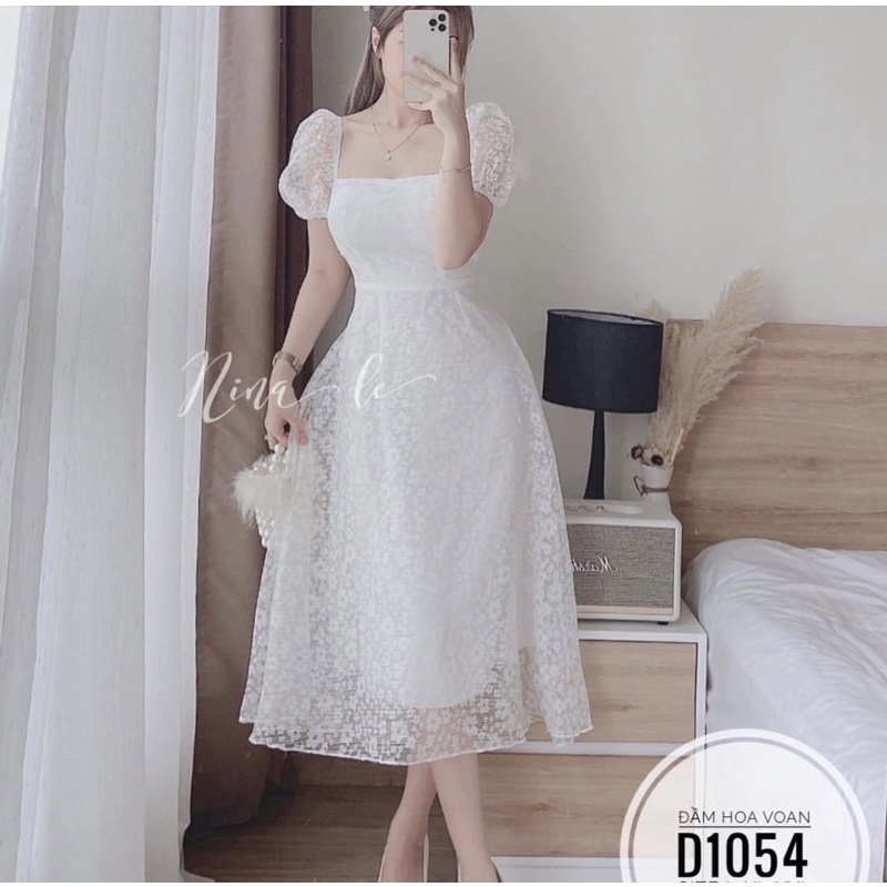 [ CHUBBY BIGSIZE ] ĐẦM HOA VOAN BIGSIZE