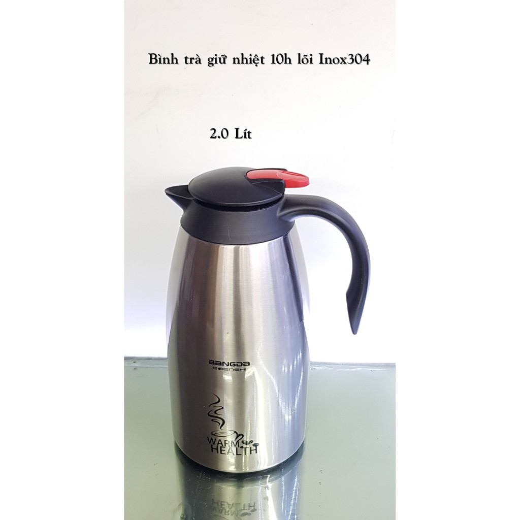 Bình thủy giữ nhiệt cafe trà 2 lớp inox 304