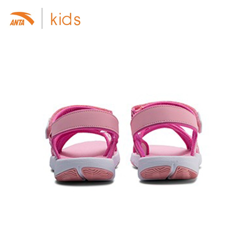 Giày sandals bé gái Anta Kids đế Eva siêu nhẹ , quai dán Velrco tiện lợi W32726981-2