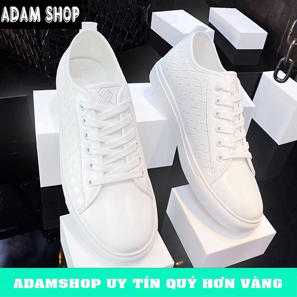 Giày sneaker nam hàn quốc 2020 da PU cao cấp, đế đúc nguyên khối (Giá Cực Shock) - ADAM SHOP(AD07)