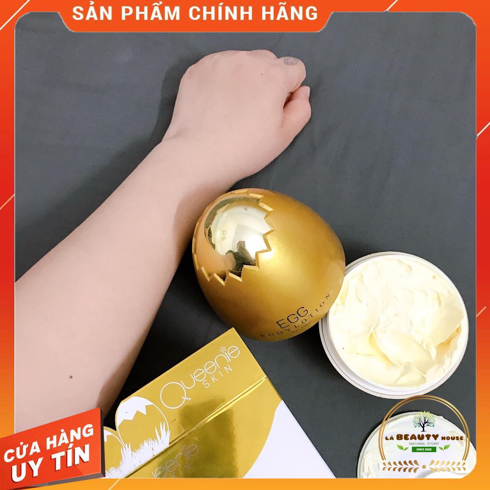 [TẶNG Huyết Thanh] Kem Body Trứng Vàng CHÍNH HÃNG QUEENIE Kích Trắng Mạnh Độc Quyền