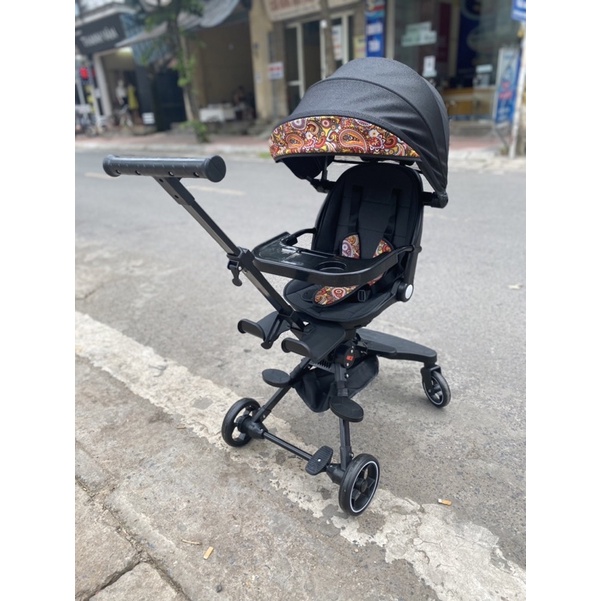 xe đẩy hf198 kèm bàn ăn dặm (2 chiều 3 tư thế)