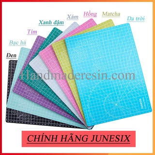 Bảng kê cutting mat khổ a3, a4, a5 dùng kê cắt, dán, rạch washi tape làm đồ diy handmade - chính hãng junesix