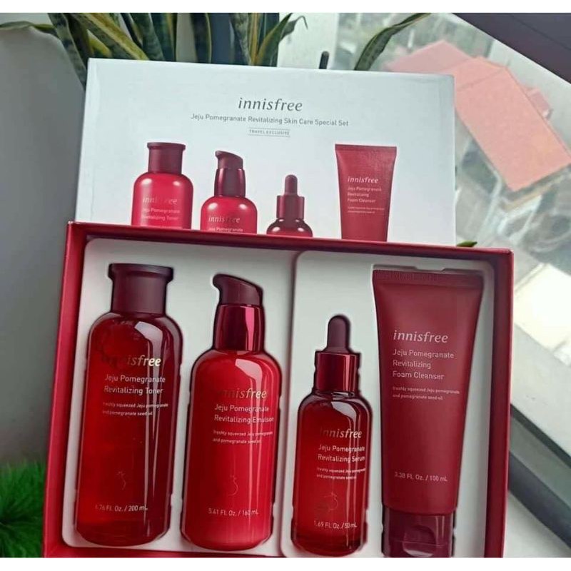 set lựu đỏ innisfree