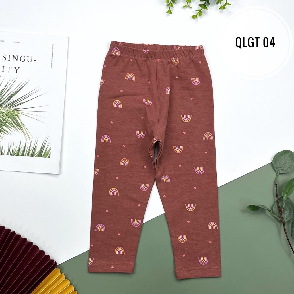 Quần legging bé gái, quần legging cho bé chất cotton mềm mát, size 9-14 tuổi - SUNKIDS