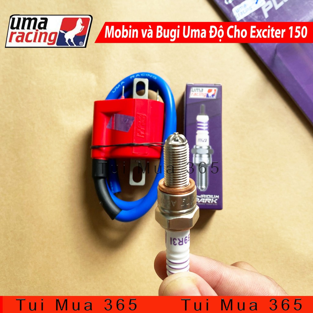 Combo Mobin sườn Fi và Bugi Uma Độ Exciter 150, Satria, Raider Fi, NVX