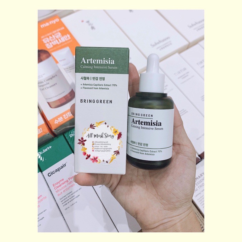 SERUM BRING GREEN ASTERSIMIA NGẢI CƯU DỊU DA NHẠY CẢM