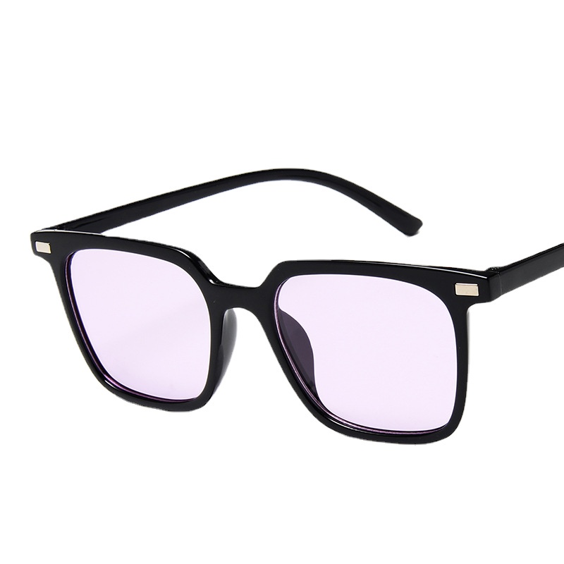 Kính Mát Gọng Vuông Màu Kẹo Thời Trang Phong Cách Phương Tây Cho Nam Nữ