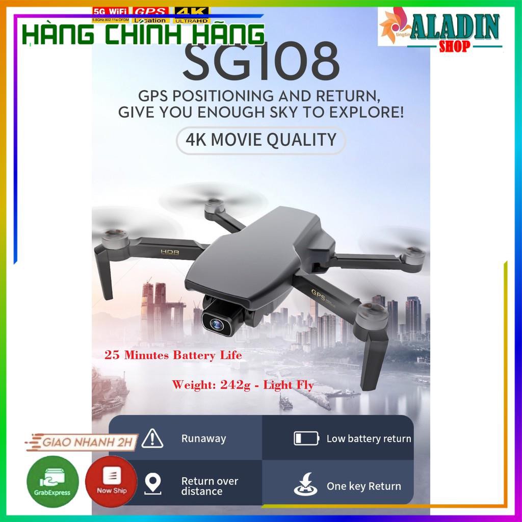 Flycam ZLRC SG108 5G WIFI FPV GPS Dual Camera 4K UHD - Cảm Biến Bụng, Động Cơ Không Chổi Than - NEWEST VERSION Q3/2020