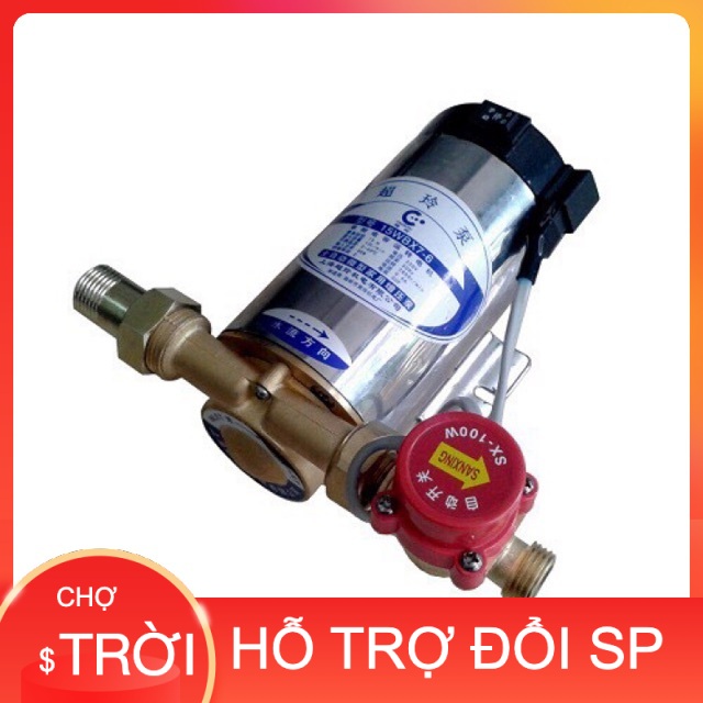 Bơm tăng áp Peroni, máy tăng áp mini,có role tự động đóng cắt ,cho gia đình ,bình nóng lạnh ,sen vòi 220v 90w.