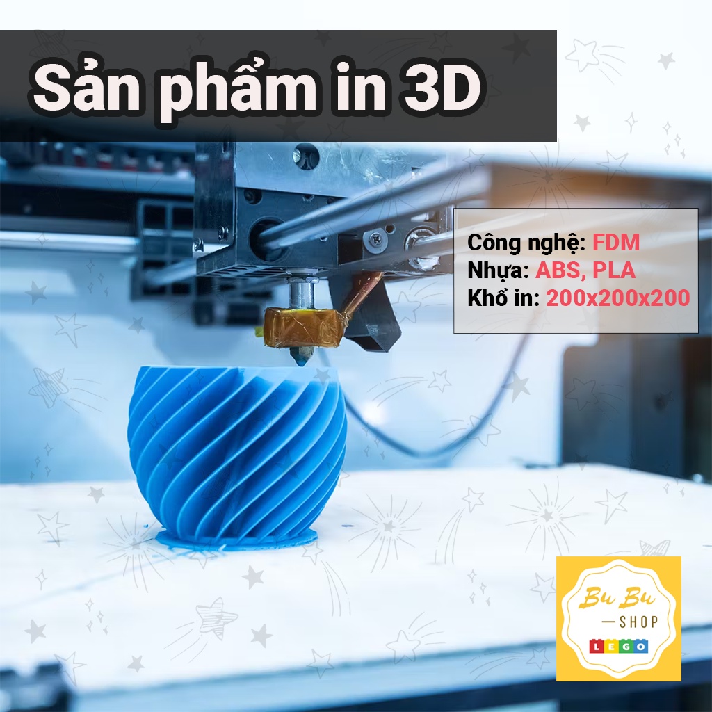 Sản phẩm In 3D - In 3D dịch vụ làm theo yêu cầu - Nhựa ABS PLA PETG