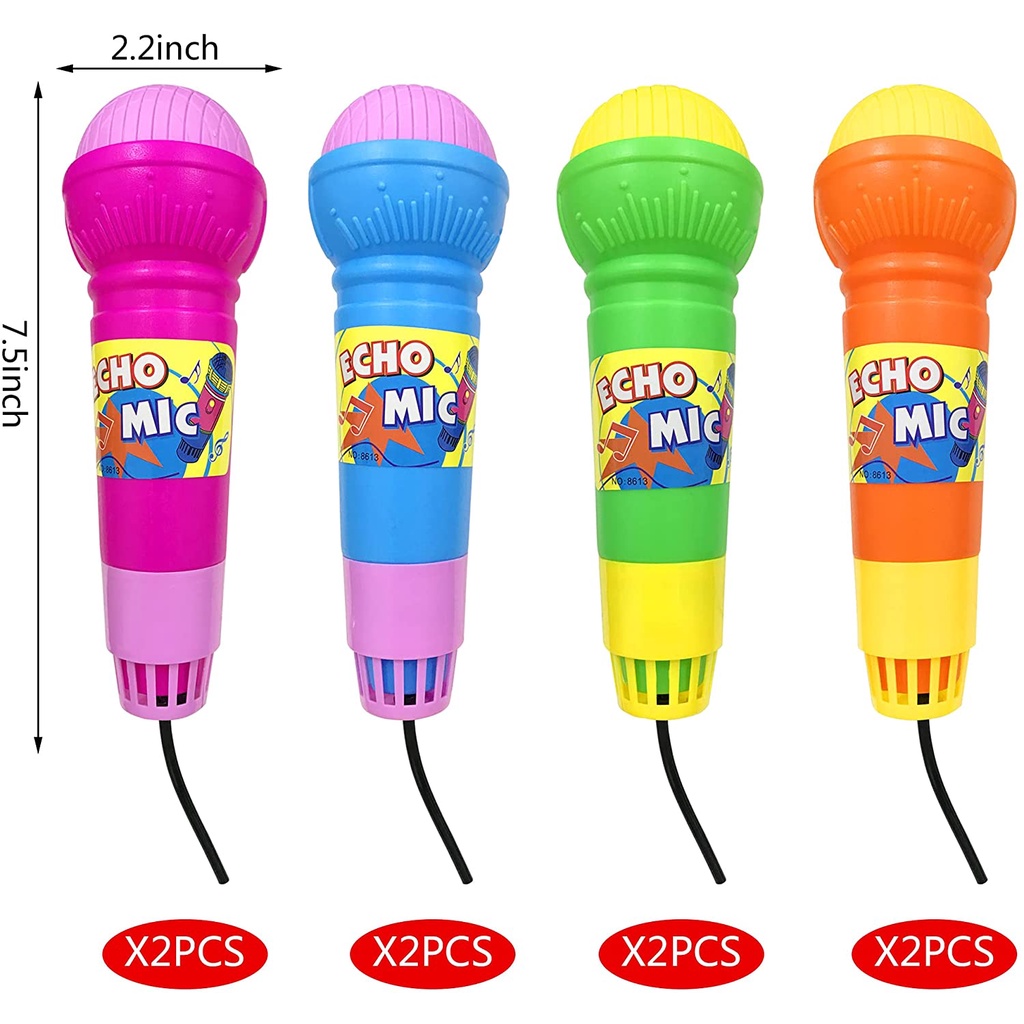 Bộ micro đồ chơi nhiều màu sắc cho trẻ em