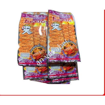 Mực bento Thái Lan  loại siêu cay gói to 20gr ăn là mê