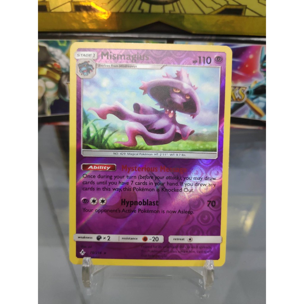 [ Dưa Hấu Yugioh ] Lá bài thẻ bài Pokemon Mismagius