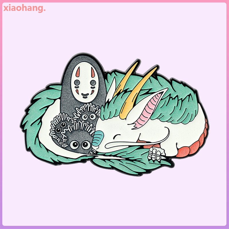 Ghim cài áo hình nhân vật hoạt hình Vô Diện ngộ nghĩnh