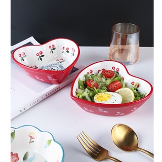 Bát Sứ Cherry Đỏ Hình Tim Sang Trọng