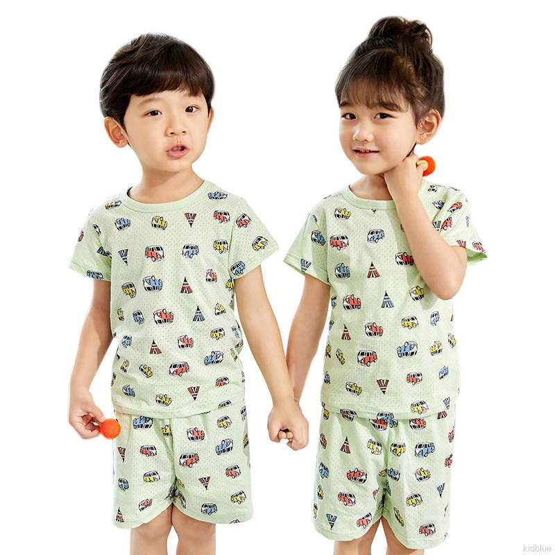 Set Áo Thun Tay Ngắn &amp; Quần Short Cho Bé Trai