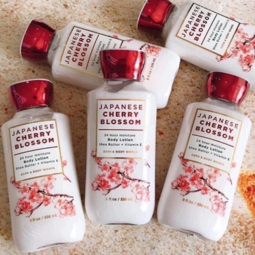 👑 L&G 💄 Sữa Dưỡng Thể Bath Body Works Japanese Cherry Blossom Body Lotion 236ml