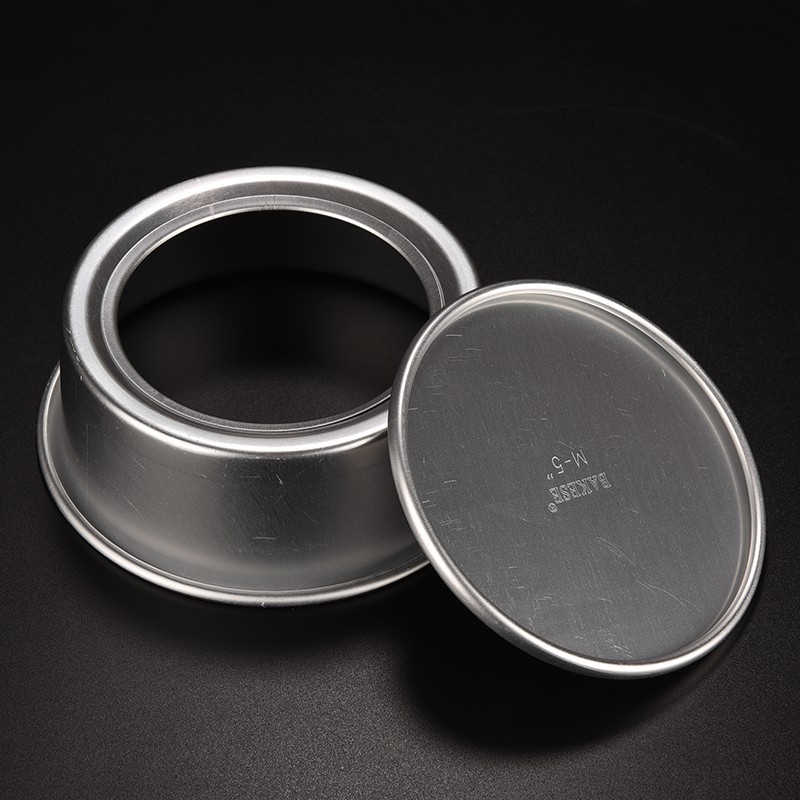 Khuôn Làm Bánh Hình Tròn Bằng Hợp Kim Nhôm 8 Kích Cỡ Có Thể Tháo Rời