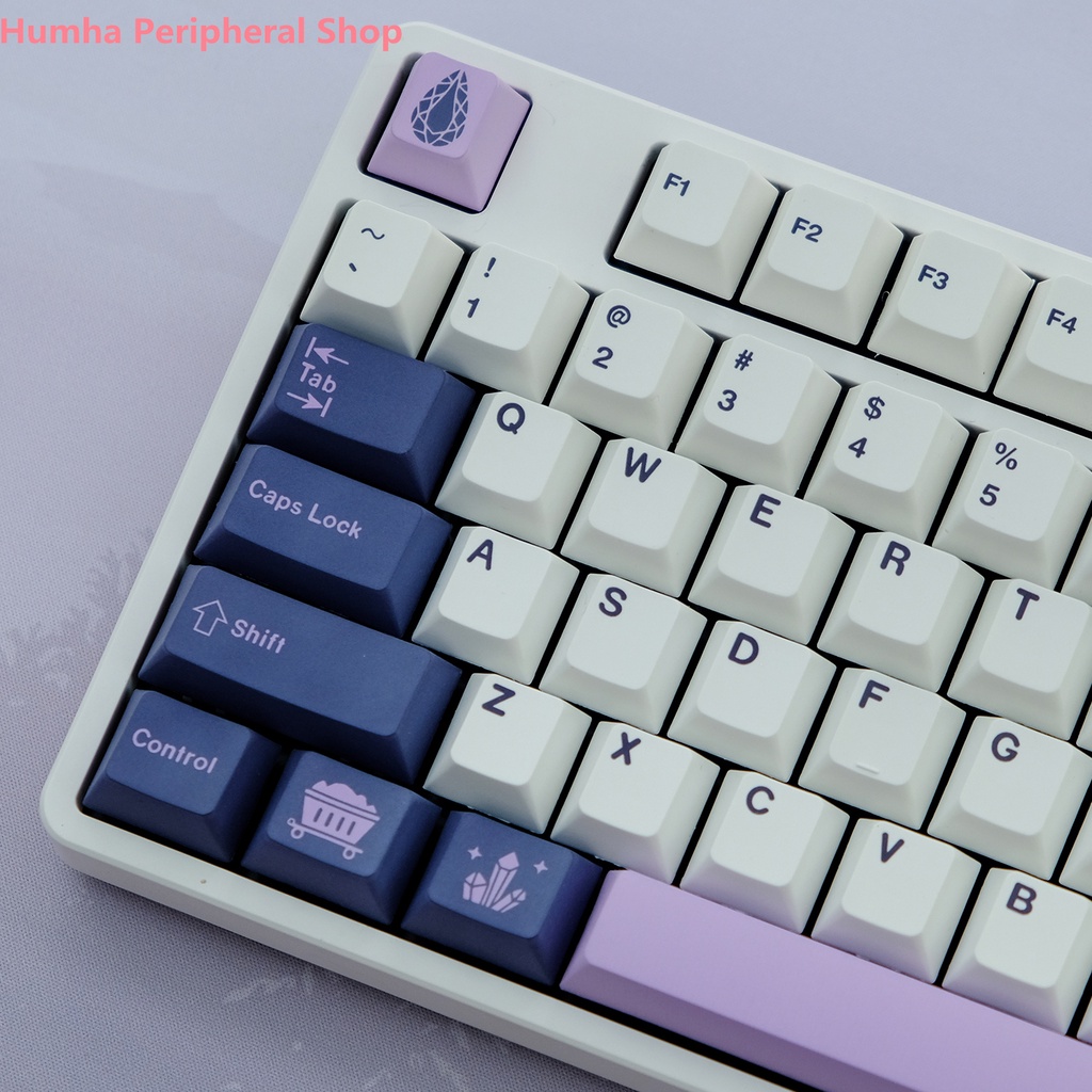 Nắp Bàn Phím Cơ Humha Amethyst R2 Chất Liệu PBT Nhuộm Màu Độc Đáo