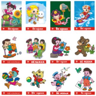 Phiếu bé ngoan 1 tấm 50 hình
