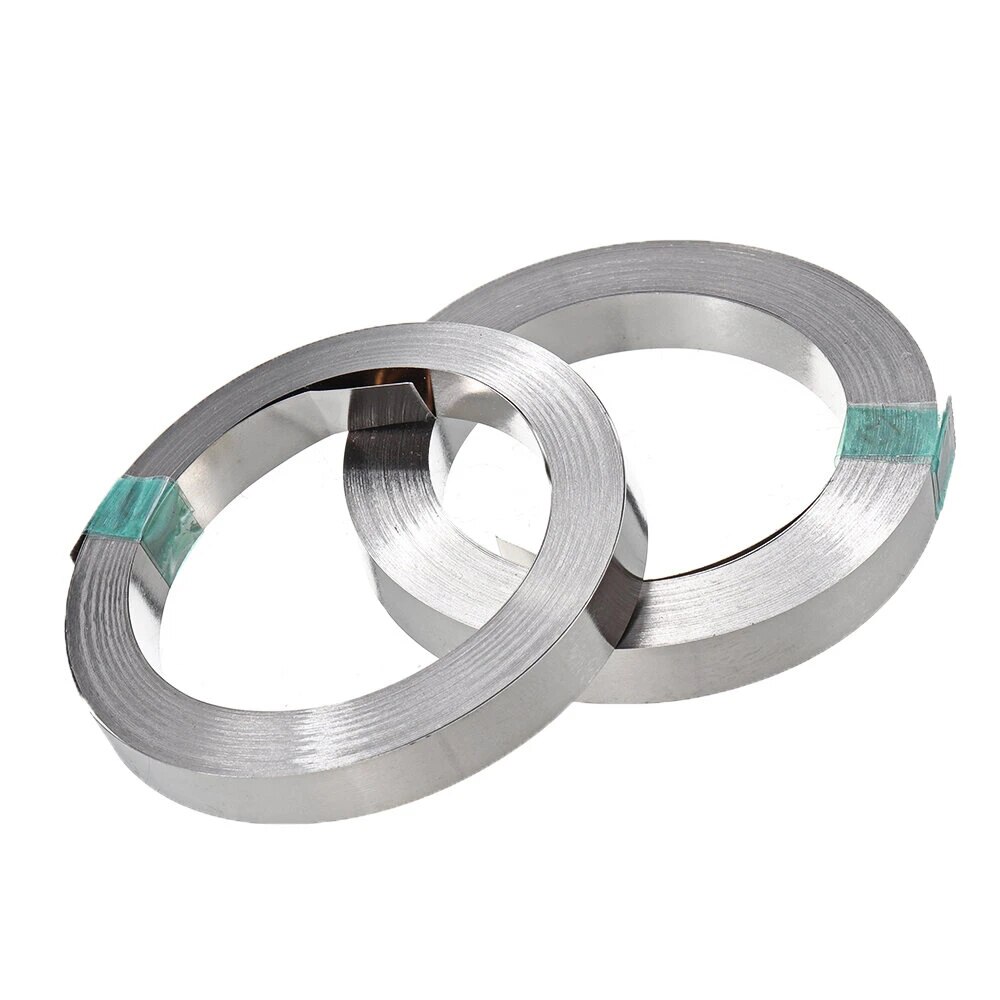 Đai thép mạ nickel 10m 0.1mm ghép nối nguồn pin lithium 18650