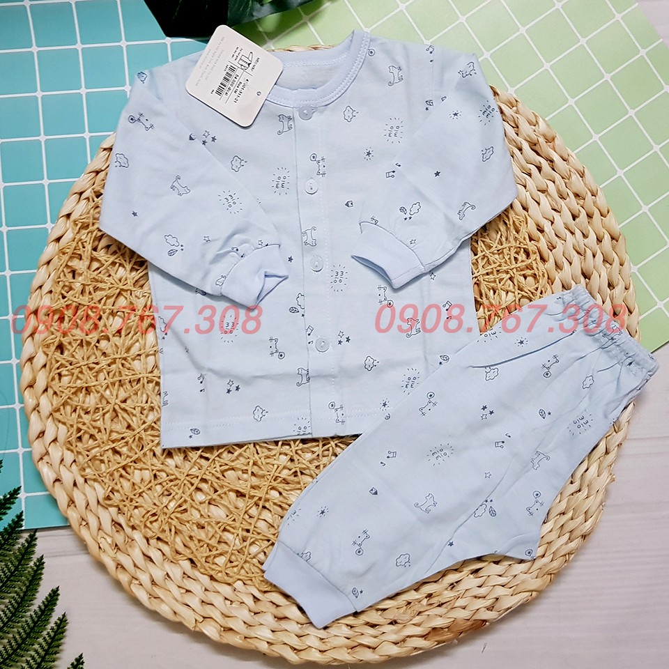 [MIO COTTON] Bộ Quần Áo Dài Tay MioMio Cho Bé Sơ Sinh Chất Cotton Mềm Mại