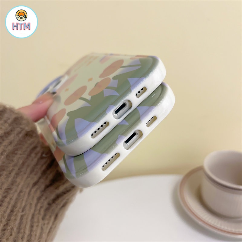 Ốp Điện Thoại Mềm In Hình Hoa Tulip Cho iPhone 14 13 12 Pro Max 11 14 Pro XS Max X XR 7 8 Plus