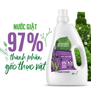 Nước giặt gốc thực vật Seventh Generation Fresh Lavender hương oải hương 2L (Chai)