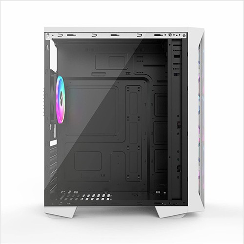 Vỏ case Máy Tính VSP KA 190 NEBULA (Đen-Trắng) – Kính Cường Lực