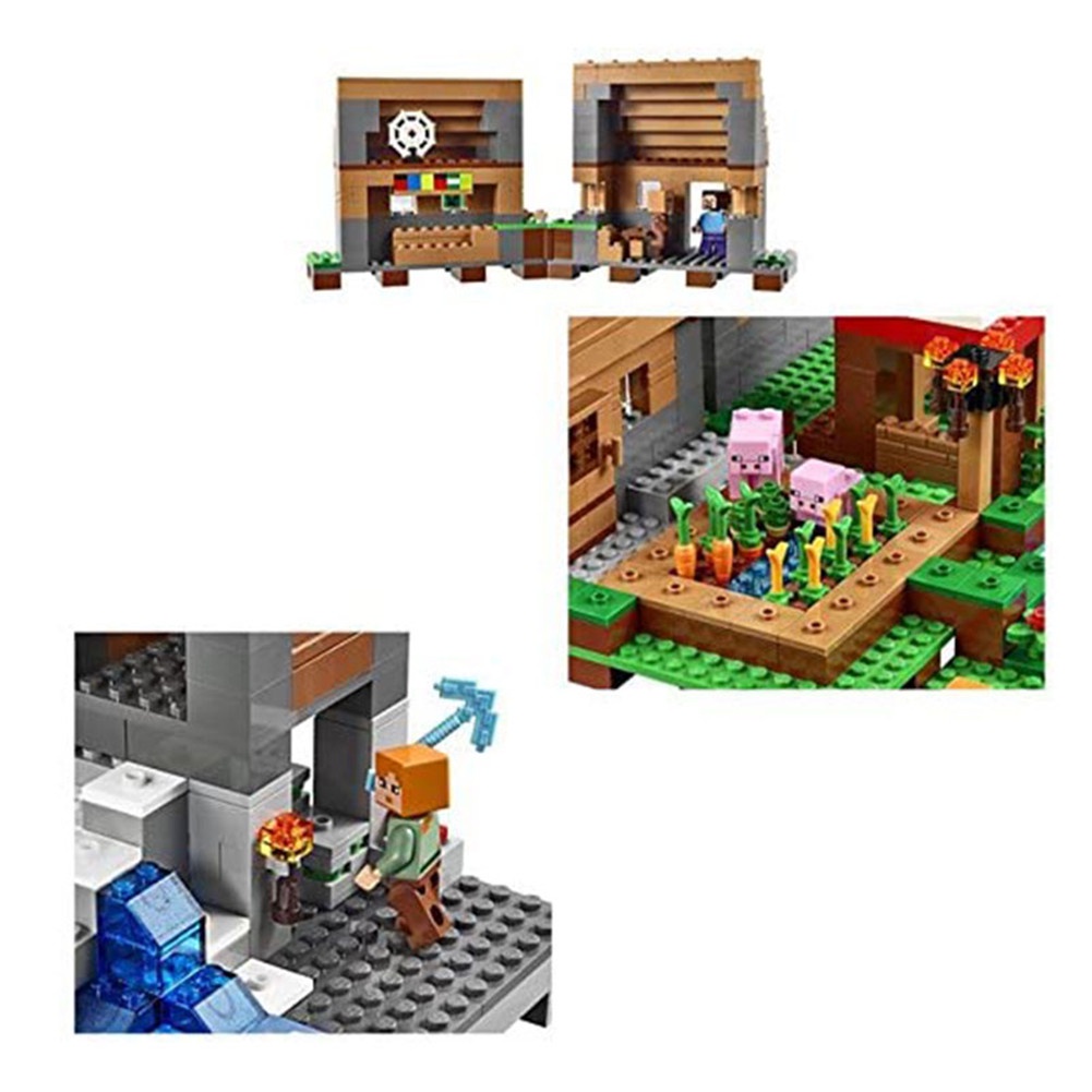 Có Sẵn Tương Thích Với Khối Xây Dựng Lego Minecraft Series Đồ Chơi Trí Tuệ Giáo Dục Lắp Ráp Hạt Nhỏ 6 Tuổi Thanh Toán Khi Nhận Hàng