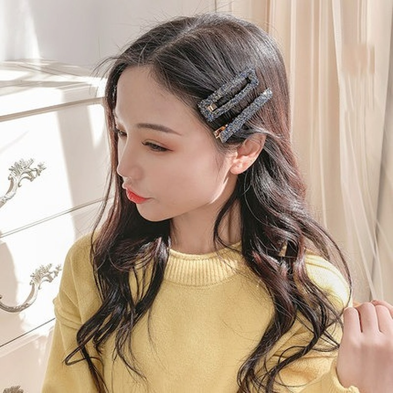 Set 2 Kẹp Tóc Nữ Đính Đá Thời Trang