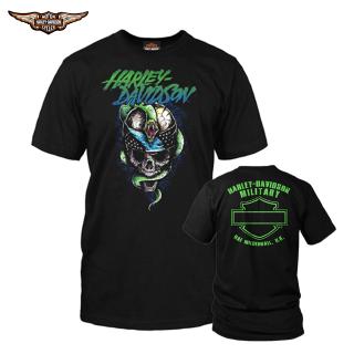 Áo thun tay ngắn in chữ Harley-davidson độc đáo cho nam