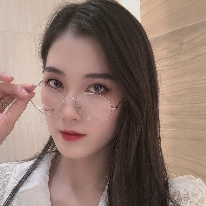 Gọng kính Tròn Hợp Kim Ouress 16827 Cực Nhẹ Thời Trang Unisex Nam Nữ