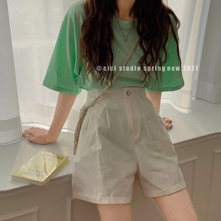 Quần short vải hàn 2 ly eo Q-369