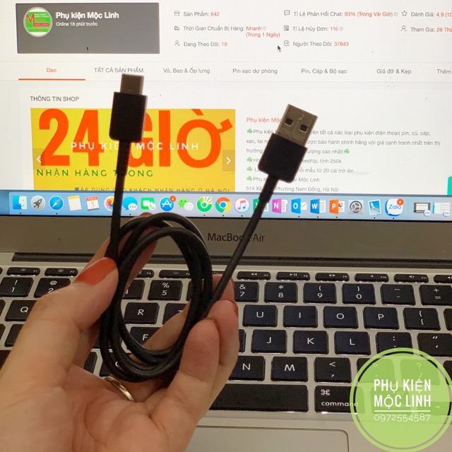 Bộ củ + cáp sạc nhanh Samsung S8 S8plus S9 S9plus Type C