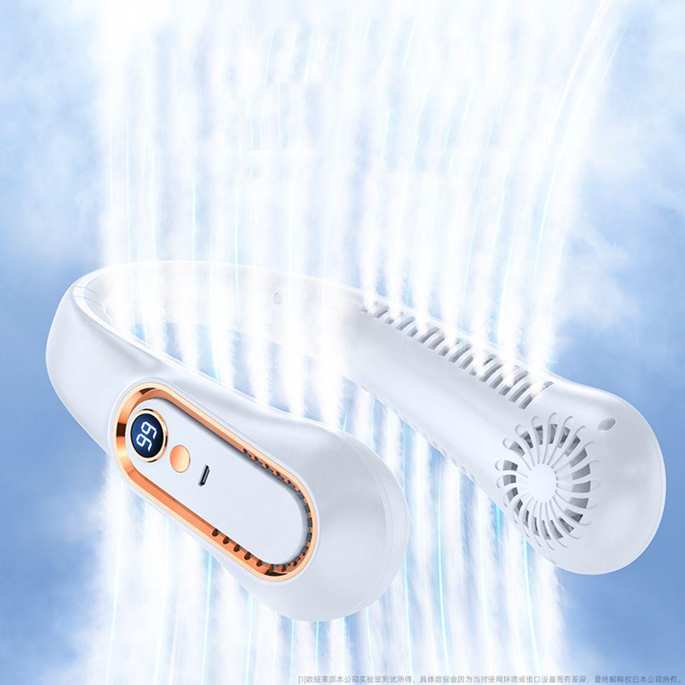 BEBETTERM Quạt Đeo Cổ 3800mAh Hiển Thị Kỹ Thuật Số Tiện Lợi