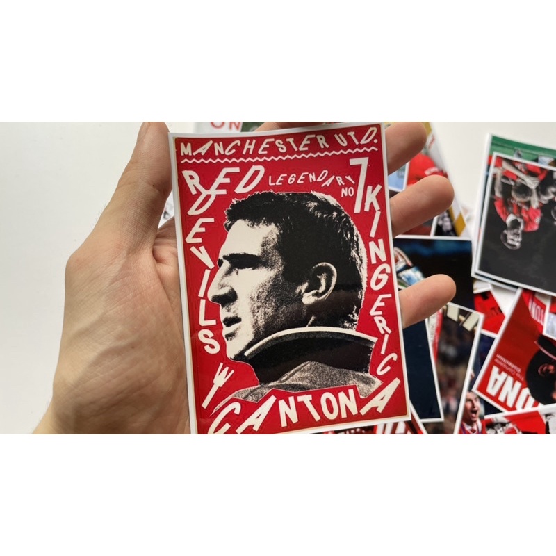 Set 40 hình dán sticker trang trí CLB Manchester United