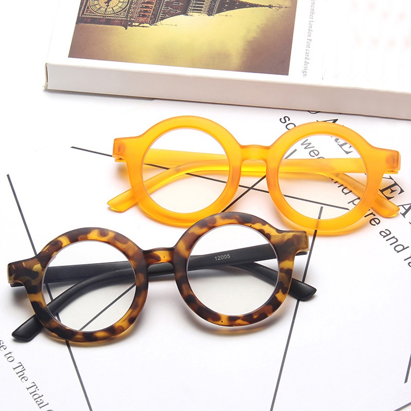 Kính Mát Gọng Tròn Nhỏ Chống Ánh Sáng Xanh Phong Cách Vintage Thời Trang Cho Bé Trai/Bé Gái