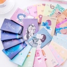 Giấy Thấm Dầu Nội Địa Trung 50 Tờ Hàng Loại 1 Được Làm Từ Bột Gỗ Tự Nhiên Thấm Hút Mồ Hôi, Khử Sạch Dầu Nhờn (LH3)