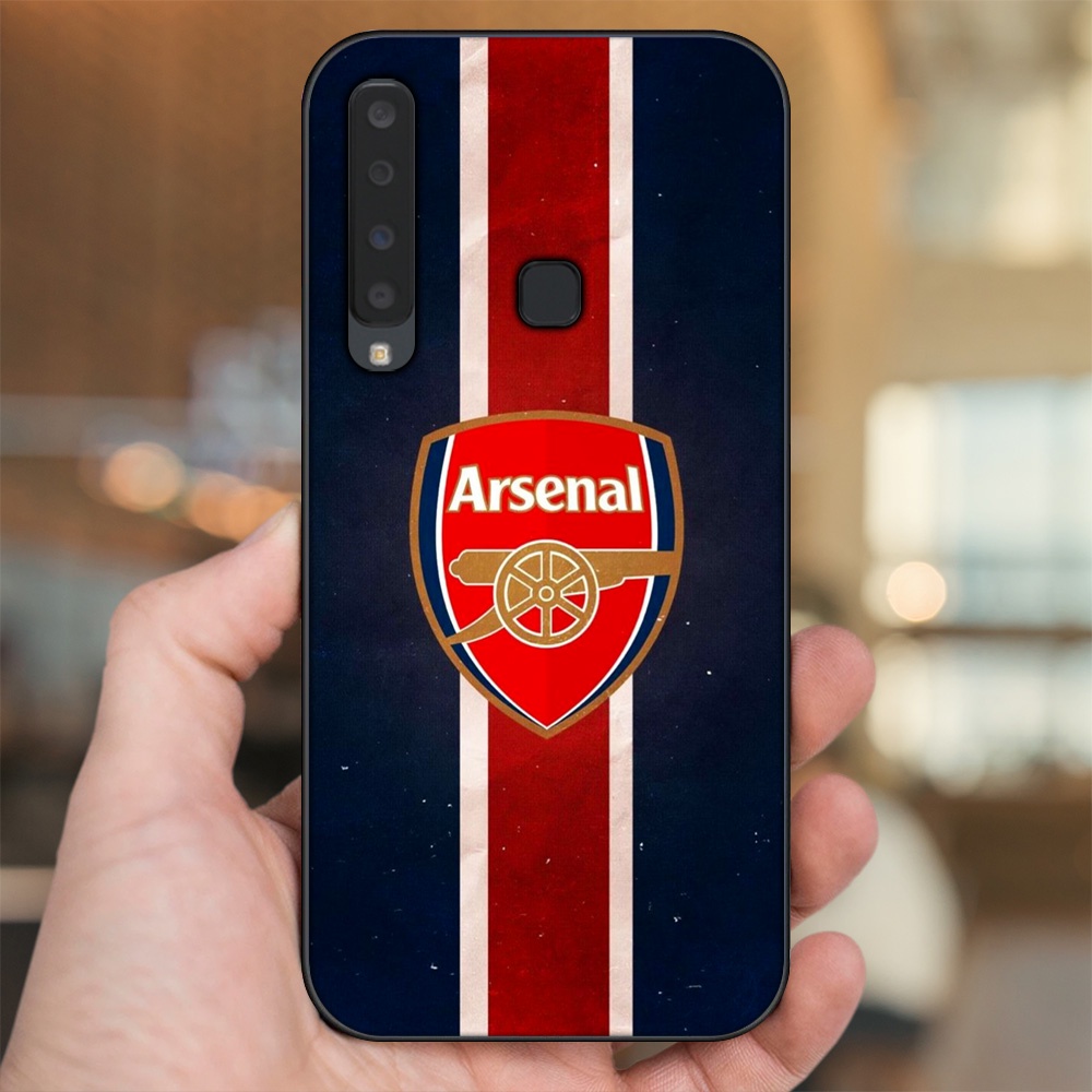 Ốp lưng Samsung A9 2018 viền đen in hình Arsenal FC
