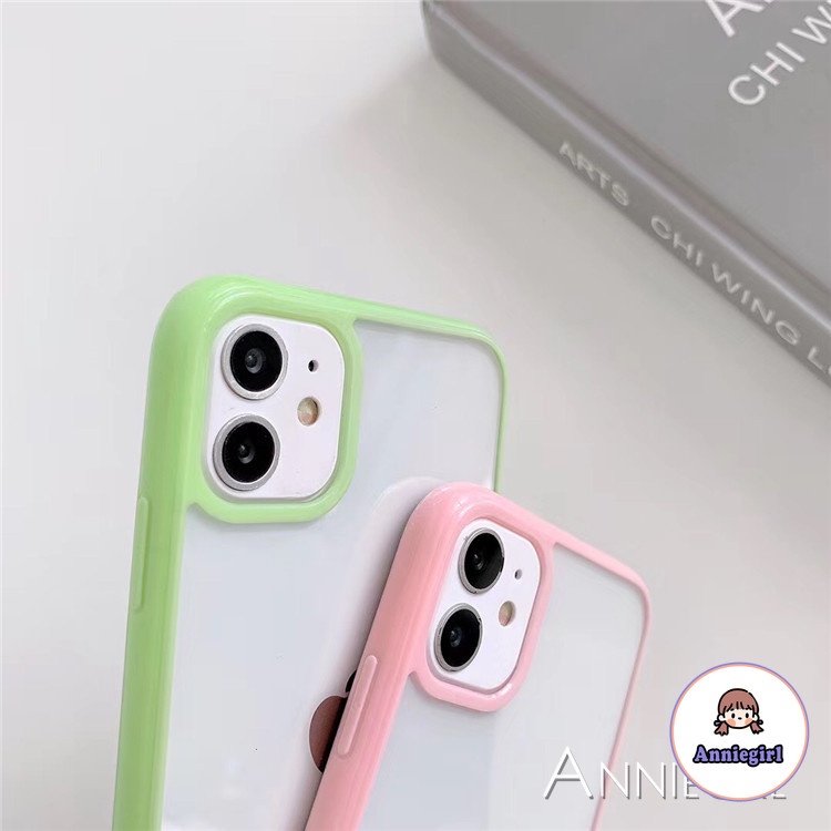 Ốp Điện Thoại Tpu Màu Kẹo Trong Suốt Dễ Thương Cho Iphone 12 11 Pro Max X Xs Max Xr 8 7 Plus Se 2020 | BigBuy360 - bigbuy360.vn