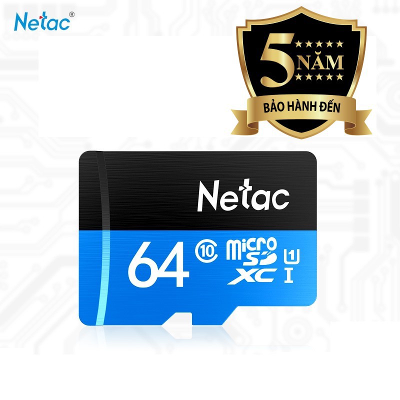 Thẻ Nhớ MicroSD Netac 64gb Class 10 Chuyên Dùng Cho Camera | BigBuy360 - bigbuy360.vn